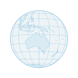Global network globe